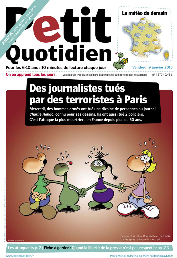 Le Petit Quotidien - 9 janvier 2015